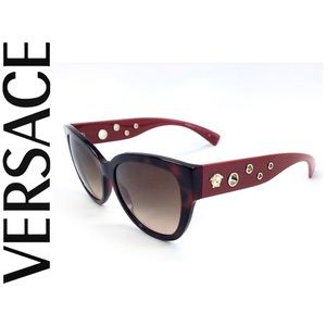 Never worn authentic Versace cateye sunglasses